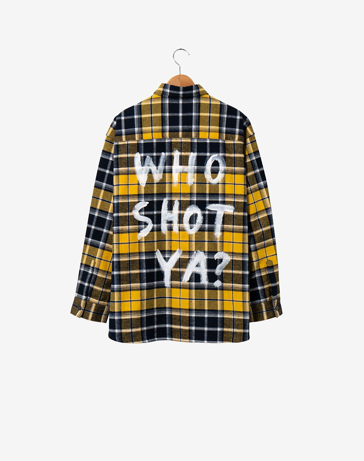 Check Shirt Jacket / Yellow – guernika official online shop