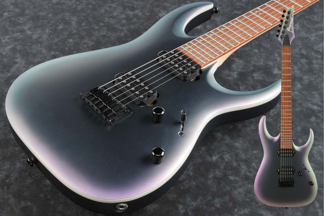 ギタータウン】オーロラのように色が変化するアイバニーズRGA42EX-BAM