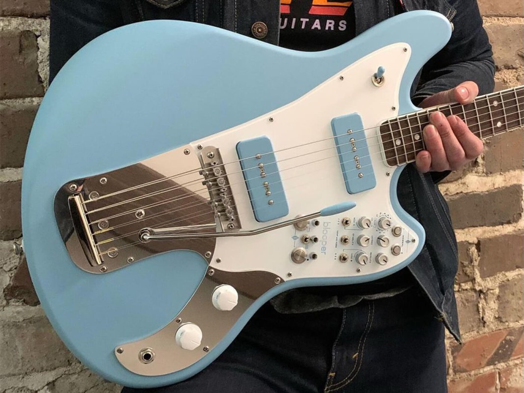 BilT shows off Revelator electric guitars fitted with Chase Bliss