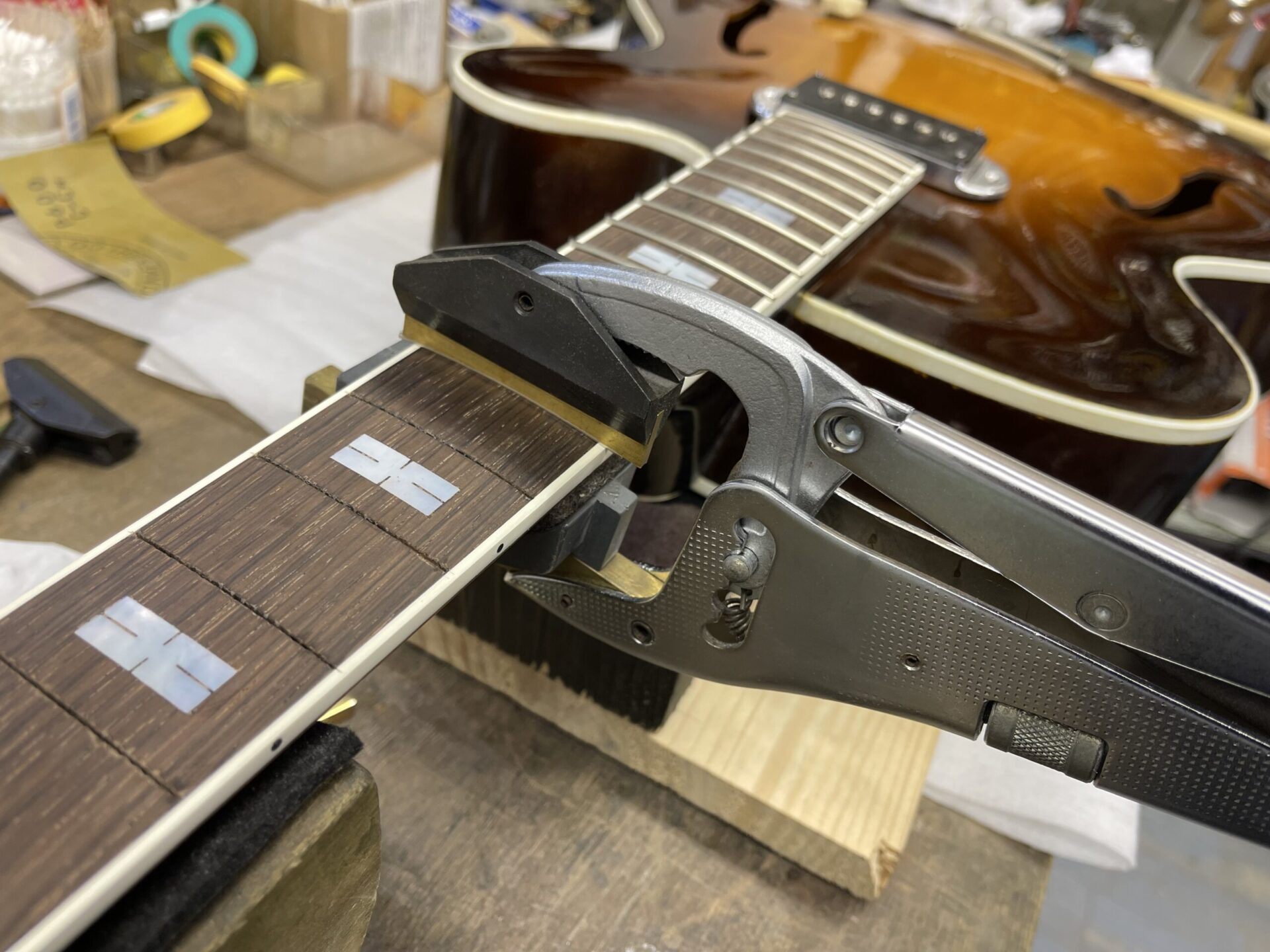 Epiphone Zepher Regent フレット交換etc | Guitar works Roost