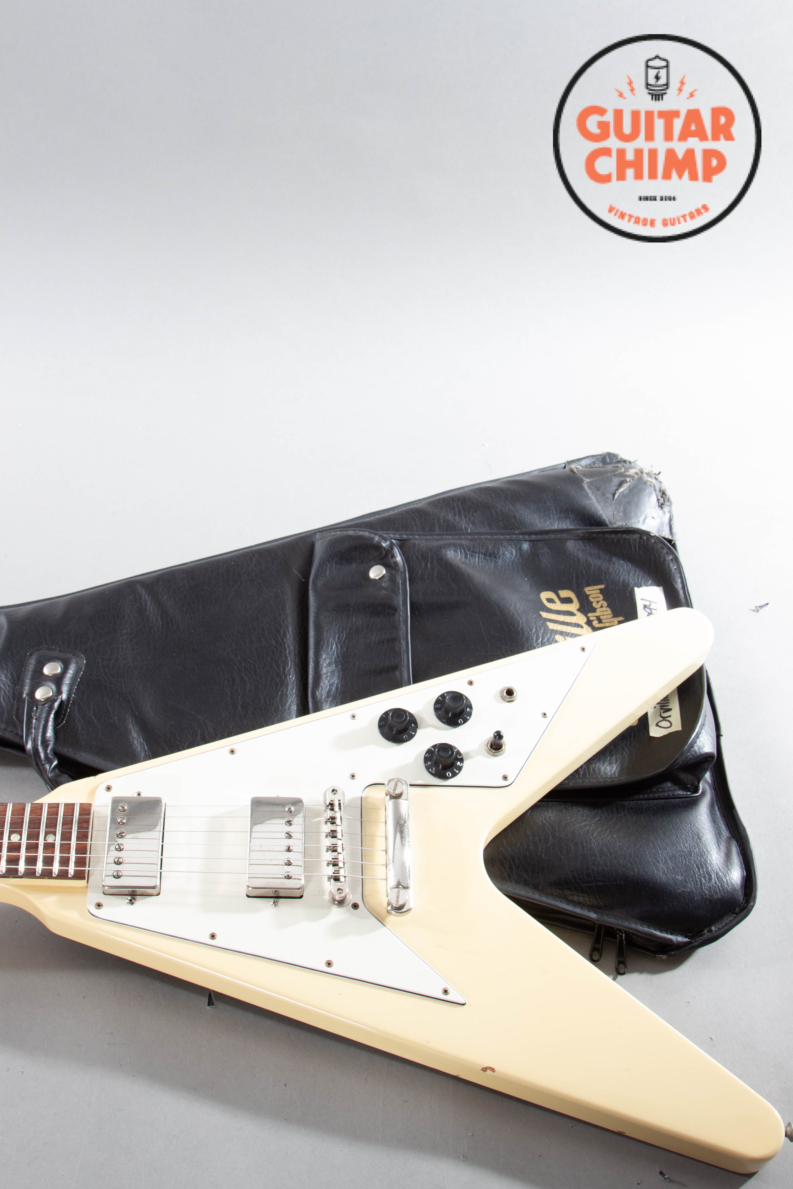 1989 Orville FV-74 Flying V – '74 Reissue White | MIJ | Gibson