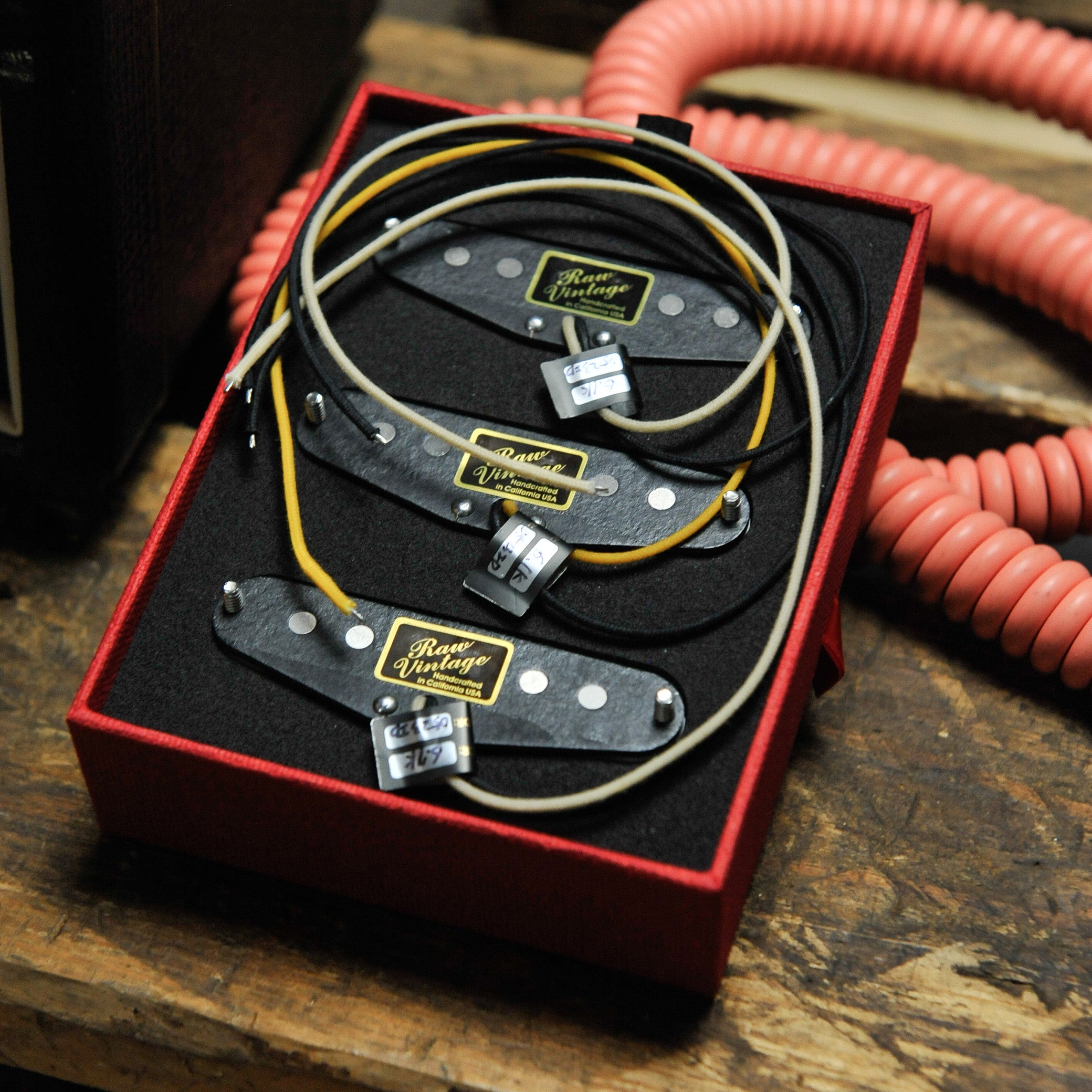 Xotic Raw Vintage RV-60 Single Coil Pickup Set Parchment