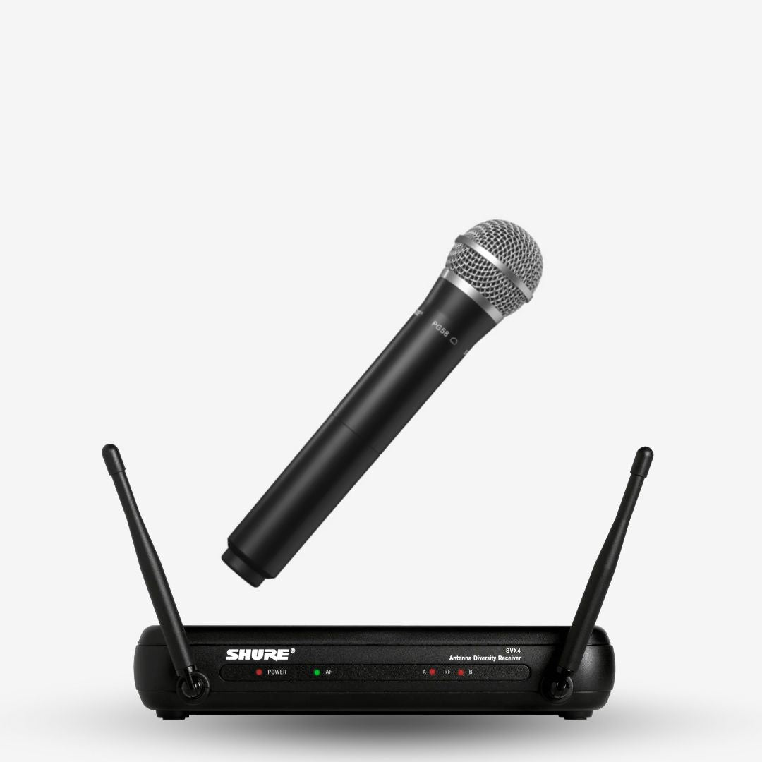 Shure SVX24/PG58 Wireless Vocal System – GUITARLICIOUS
