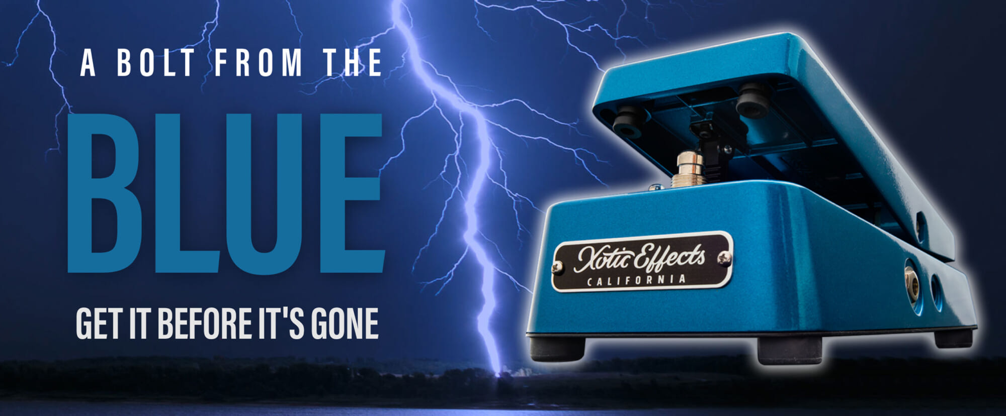 Xoticよりワウ・ペダルXW-1の限定エディションが登場 筐体は鮮やかな