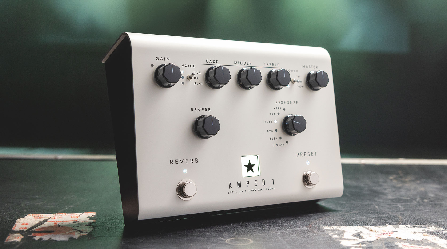 100Wのギター・アンプをペダルに集約したBlackstar Dept.10 AMPED 1