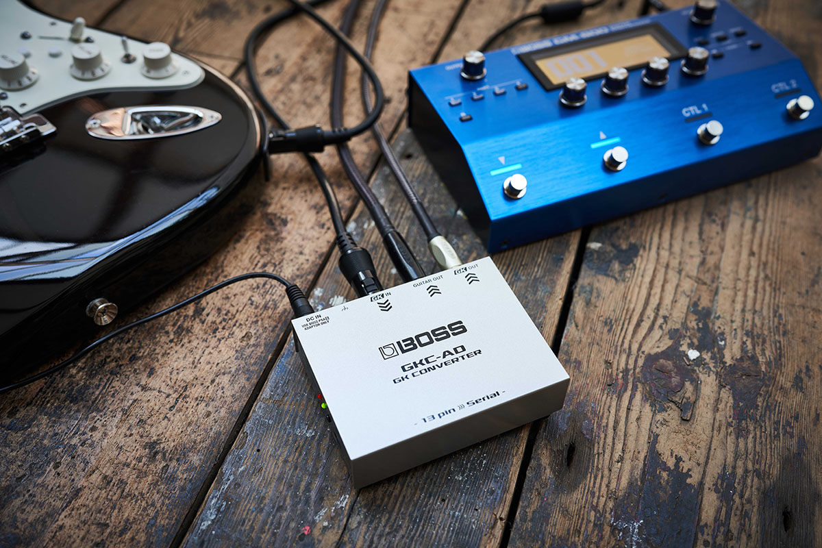 BOSSの次世代型ギター・シンセサイザー・システム“GM-800・GK-5・GKC