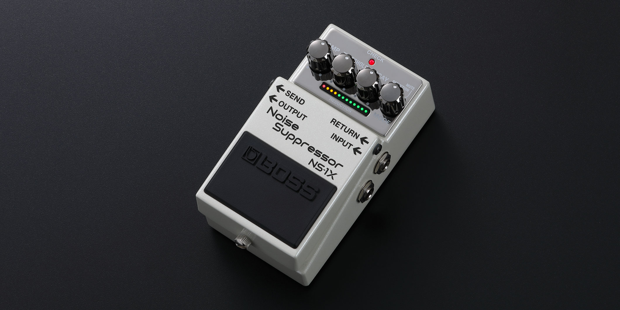 BOSSより、独自の技術を駆使した次世代のノイズ・サプレッサー“NS-1X