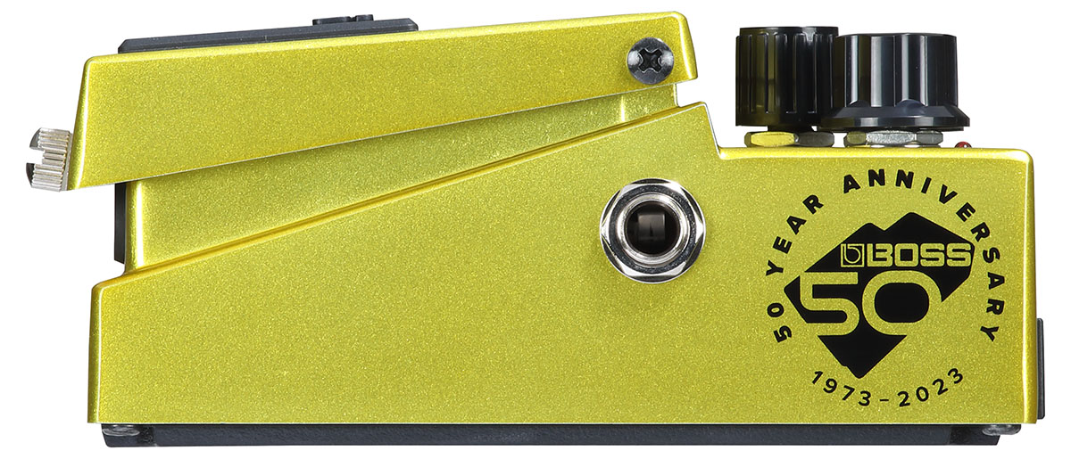 BOSSより、設立50周年を記念した特別仕様の歪みペダルが登場 特設