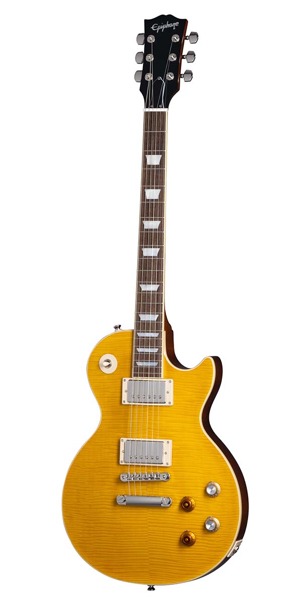 エピフォンがついにギブソン・スタイルのヘッド形状を採用！ Kirk