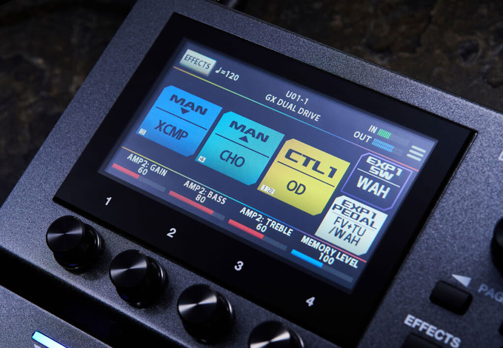 BOSSのマルチ・エフェクター“GX-10”が新登場。小型ながら“GX-100”譲り