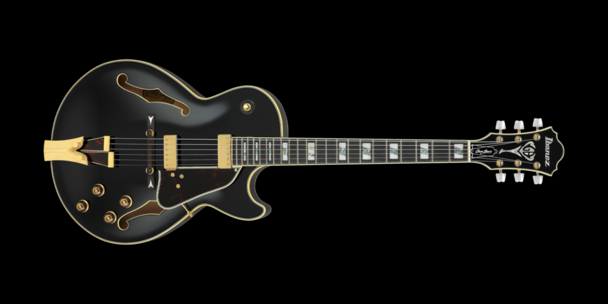 Ibanezより、ジョージ・ベンソン・モデル“GB10”のブラック・カラー