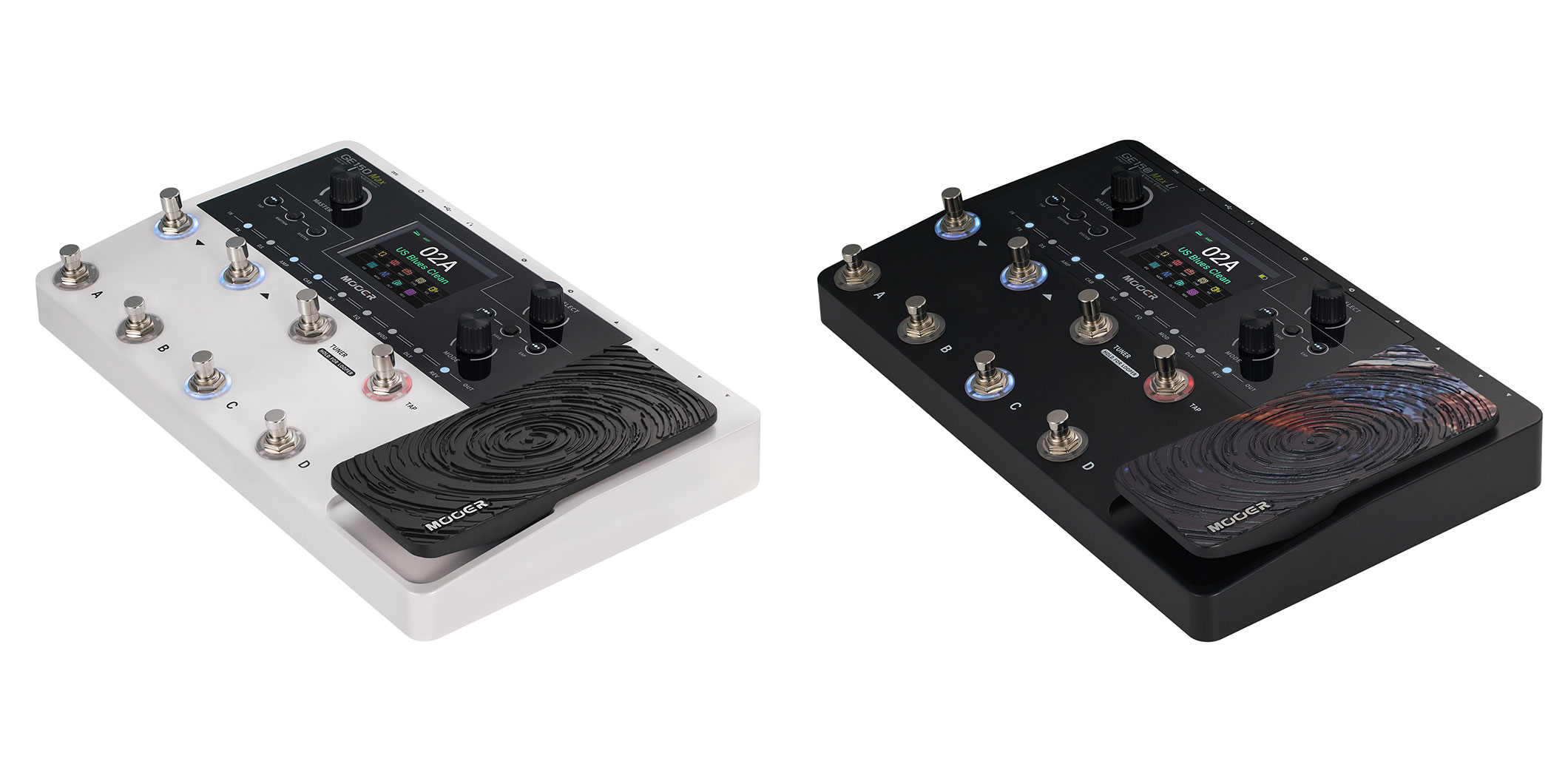 Mooerが、8つのフット・スイッチを持つマルチ・エフェクター“GE 150