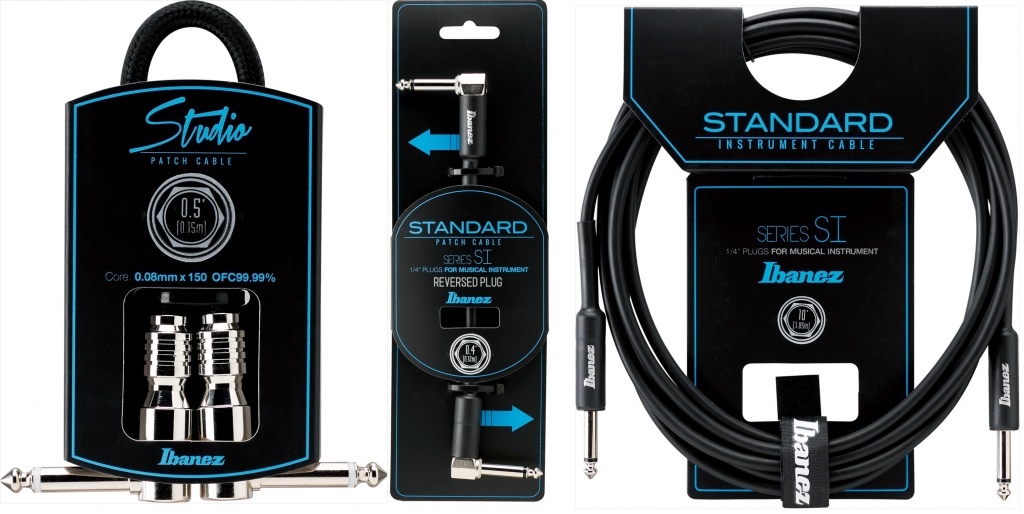 ギターケーブル】Ibanezより “高音質 HFシリーズ”パッチ・ケーブルと