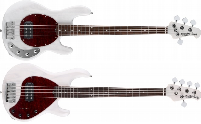 エレキベース】Sterling by MUSIC MANよりトランスルーセント