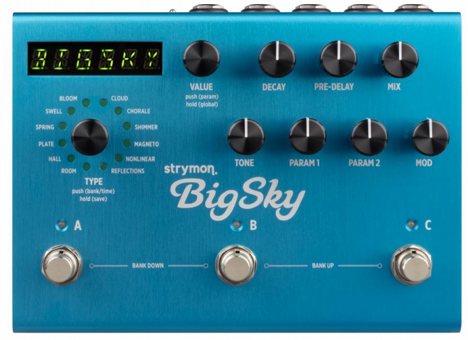 エフェクター】空間系エフェクターの新定番strymon。blueSkyリバーブの