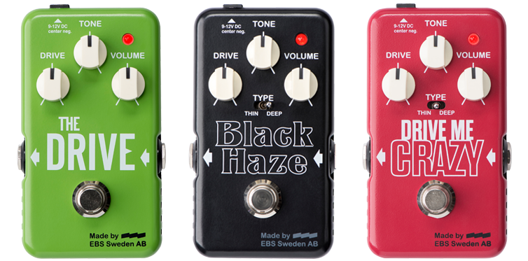 歪みペダル】”EBS” ギター・ベース兼用 オーバードライブ