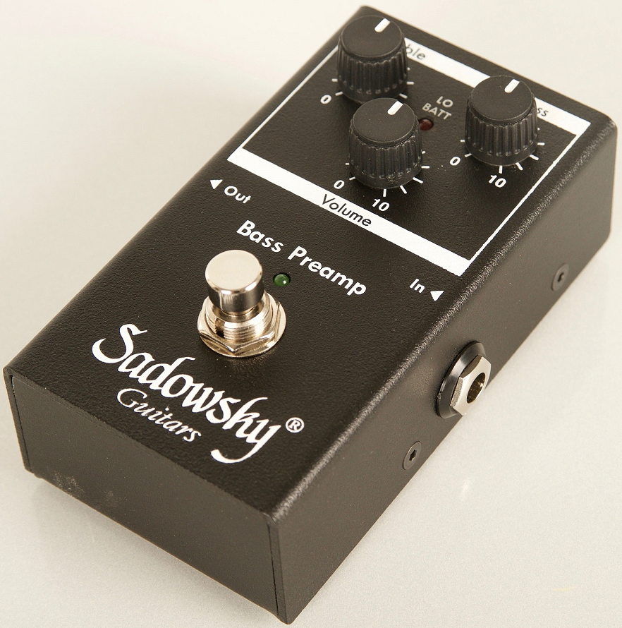 ベースプリアンプ】Sadowsky ”SBP-2” アクティブ・ベースサウンドを