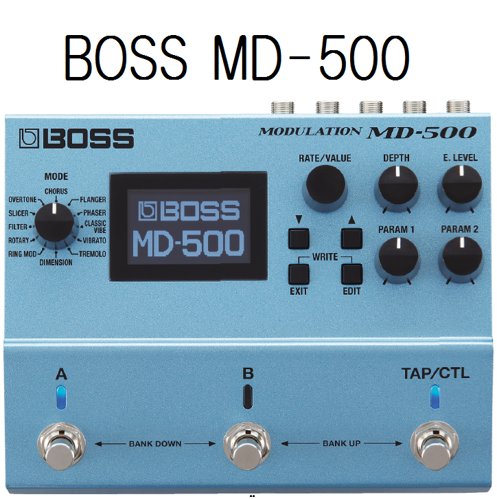 モジュレーション】BOSS ”MD-500” 28タイプのエフェクトを搭載した