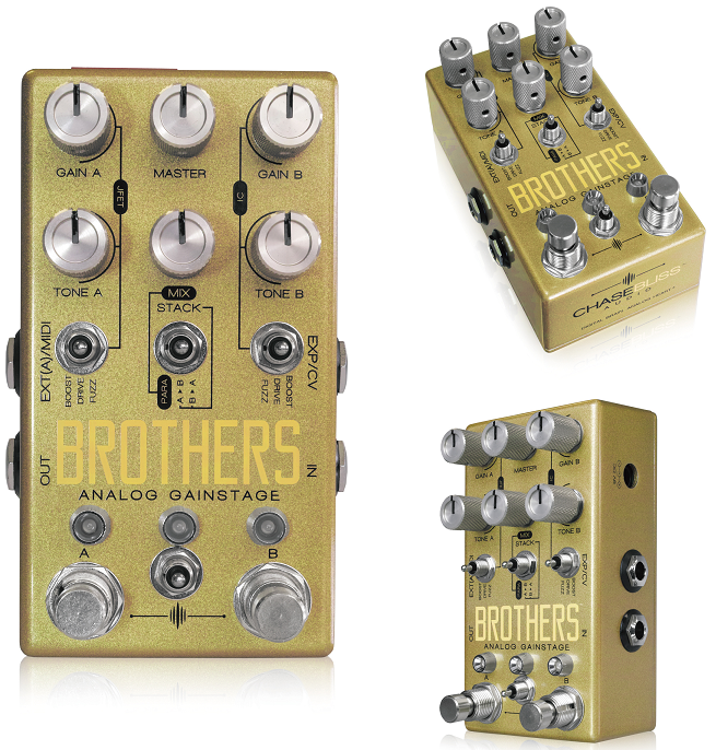 エフェクター】”Chase Bliss Audio” BS/OD/FUZZを組み合わせ可能な歪み