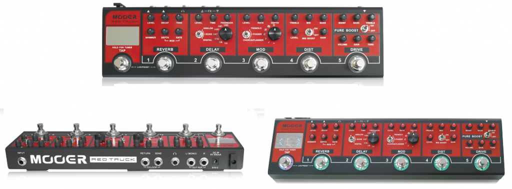 マルチエフェクター】MOOER コンパクト感覚で使えるプリセット可能な