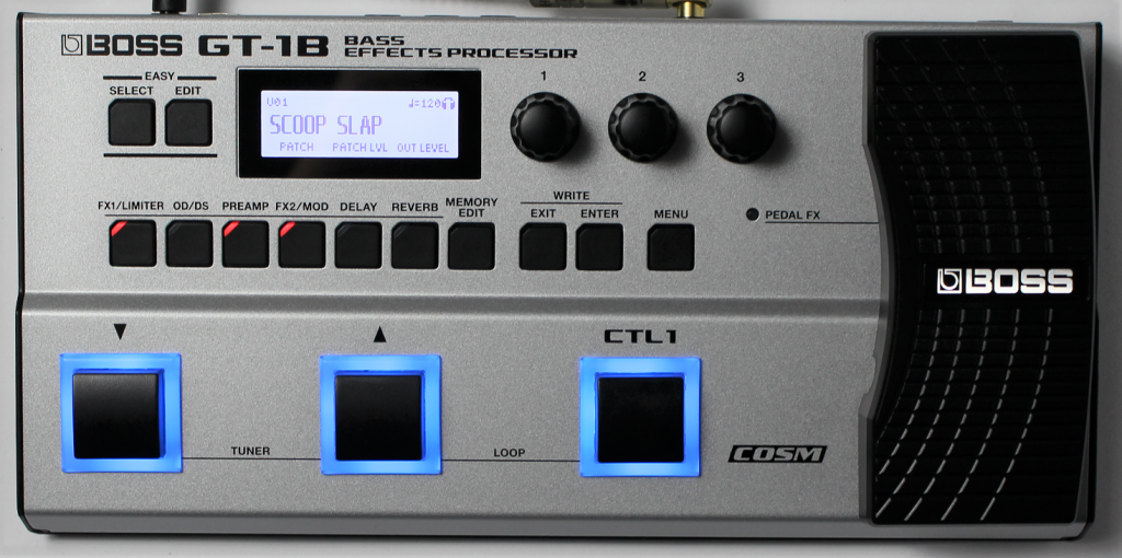 ベース用マルチ徹底レビュー】BOSS “GT-1B” クラス最強レベルの音質を