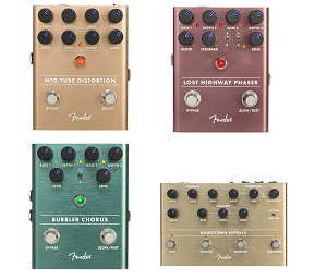 NAMM2019:エフェクター】Fenderから歪み系・空間系・ベース用マルチ