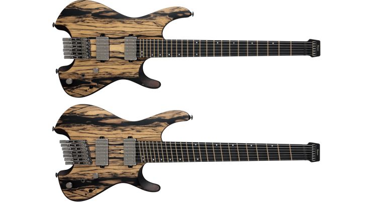 IbanezのQ (QUEST) Seriesから水墨画の様な杢目が特徴のボディ・トップ