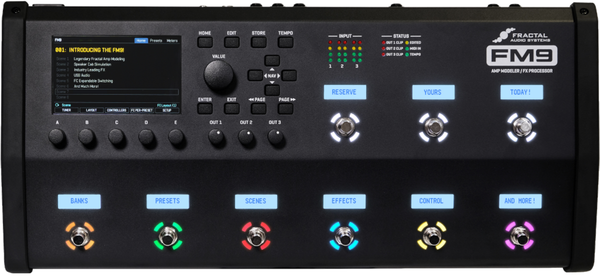 Fractal Audio Systemsが『FM9 MARK II TURBO』 およびベース用