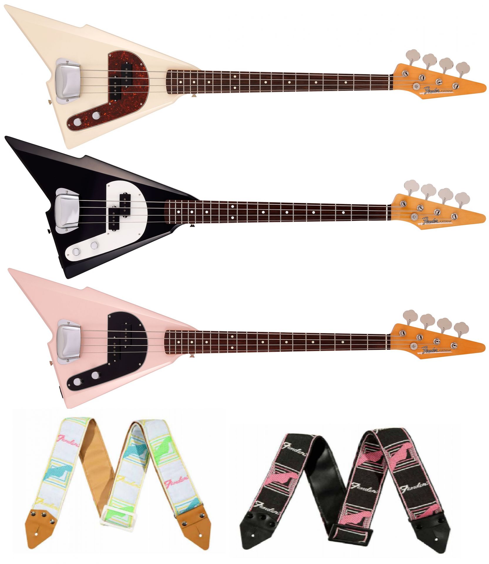 エレキベース・ストラップ】Fender Hama Okamoto Fender® Katana Bass