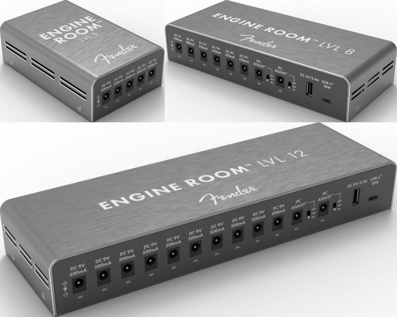 パワーサプライ】Fender Engine Roomシリーズ｜エフェクターごとに独立