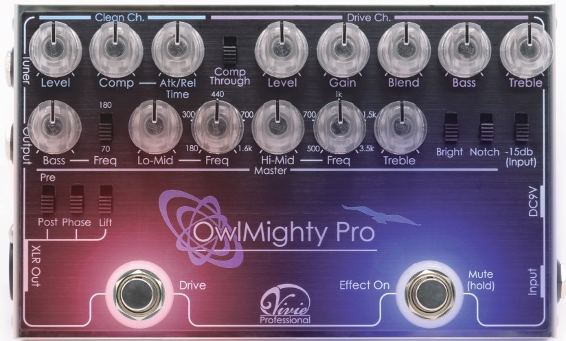 プリアンプ】Vivie OwlMighty Pro｜Rhinotes、FenneCompの要素を