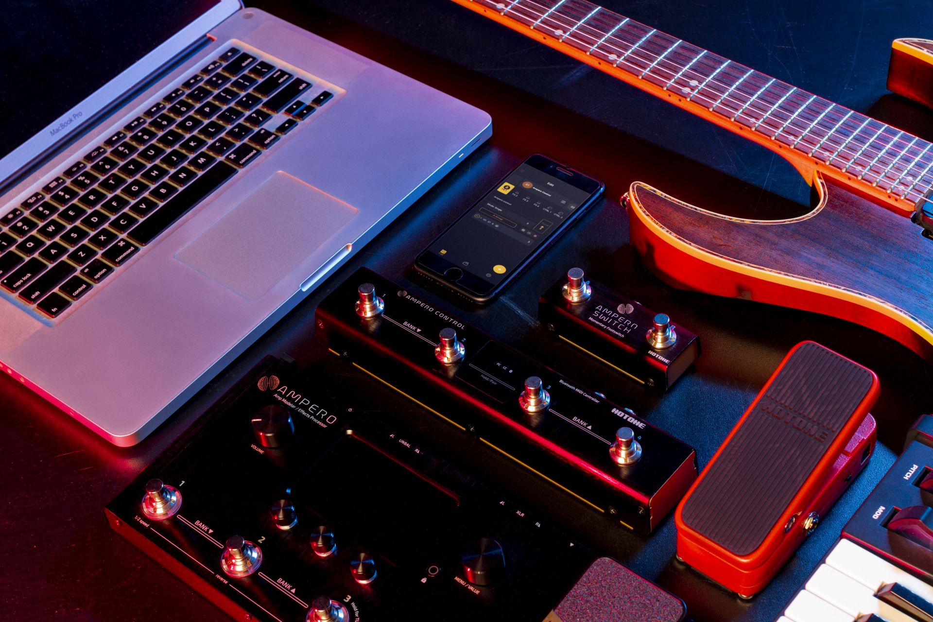 HOTONE AMPERO CONTROL｜MIDI、USB、Bluetoothの出力方式を備えた