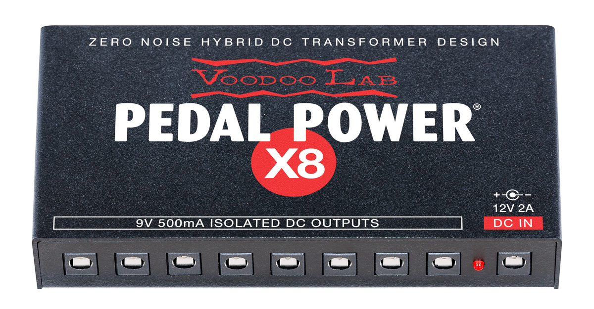 Voodoo LabからPedal Power X8 と PPHXが登場！小型、軽量化、ハイ