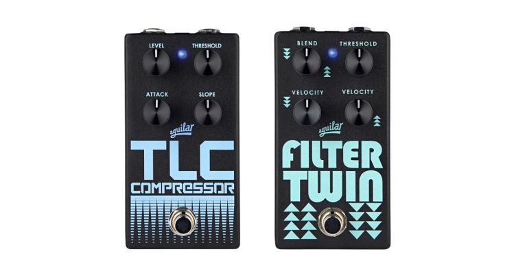 AguilarよりエフェクトペダルCOMPRESSOR / FILTER TWINデザインを一新
