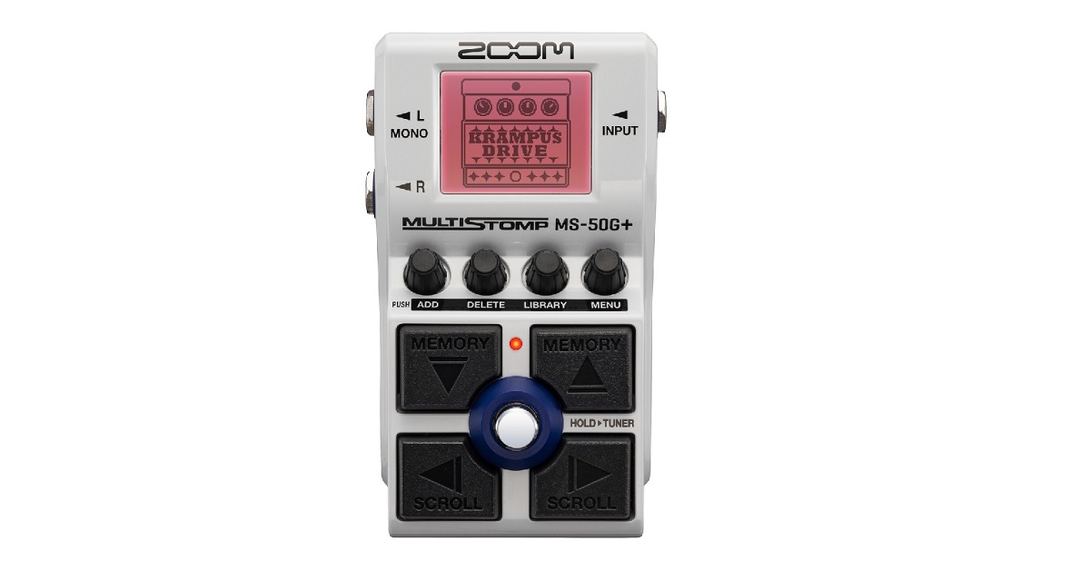 ZOOM MS-50G+ MultiStomp｜機能もサウンドもよりパワフルに進化し新
