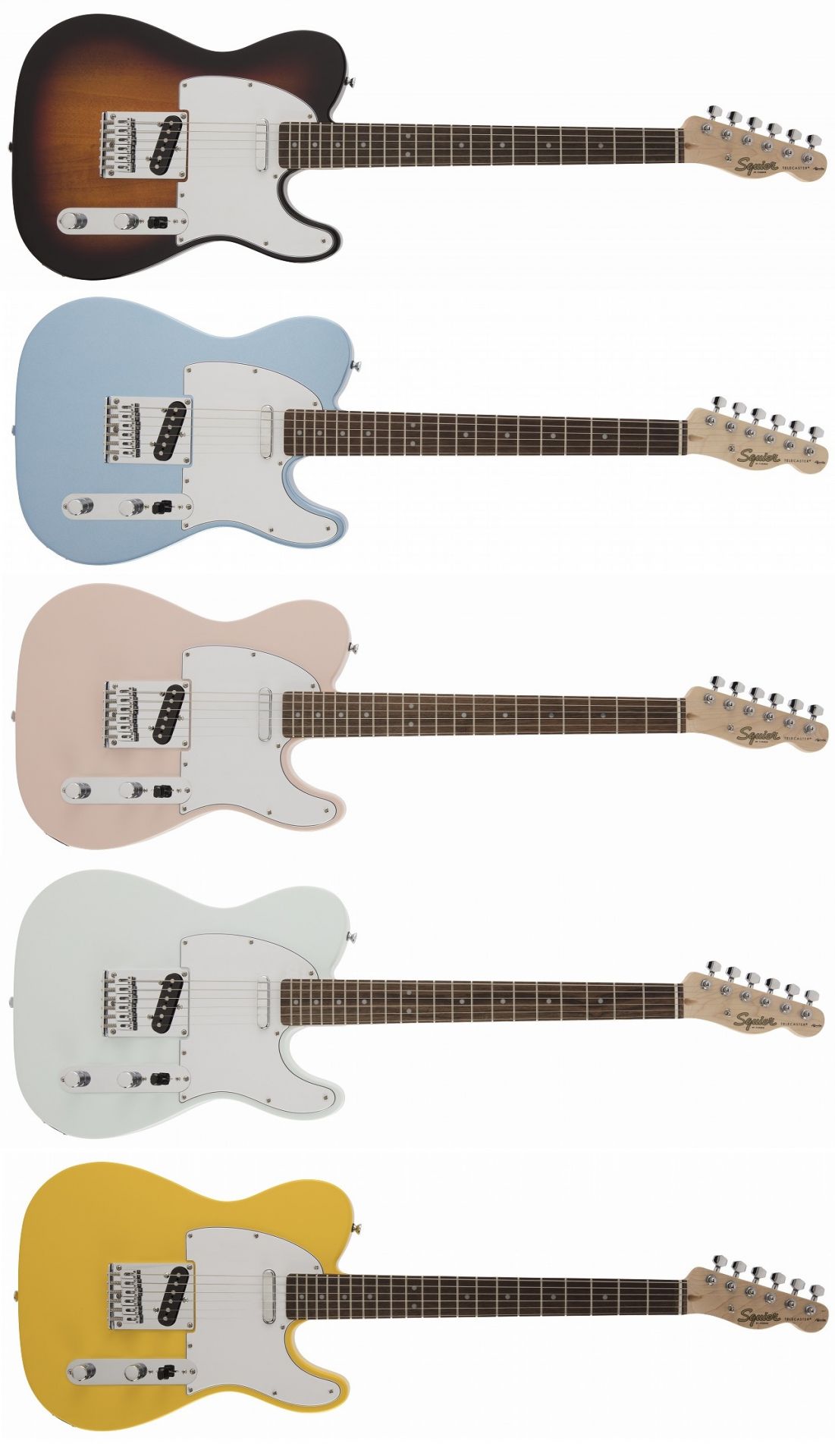 エレキギター・ベース】-Squier-Affinityシリーズに2019年限定