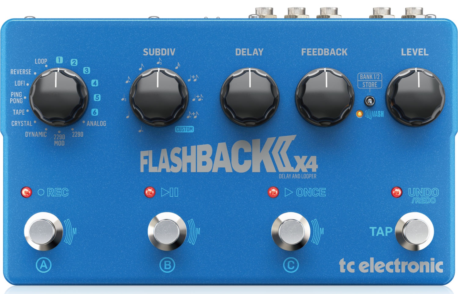 ディレイ】-TC Electronic-3つのMASHフットスイッチ、新しい