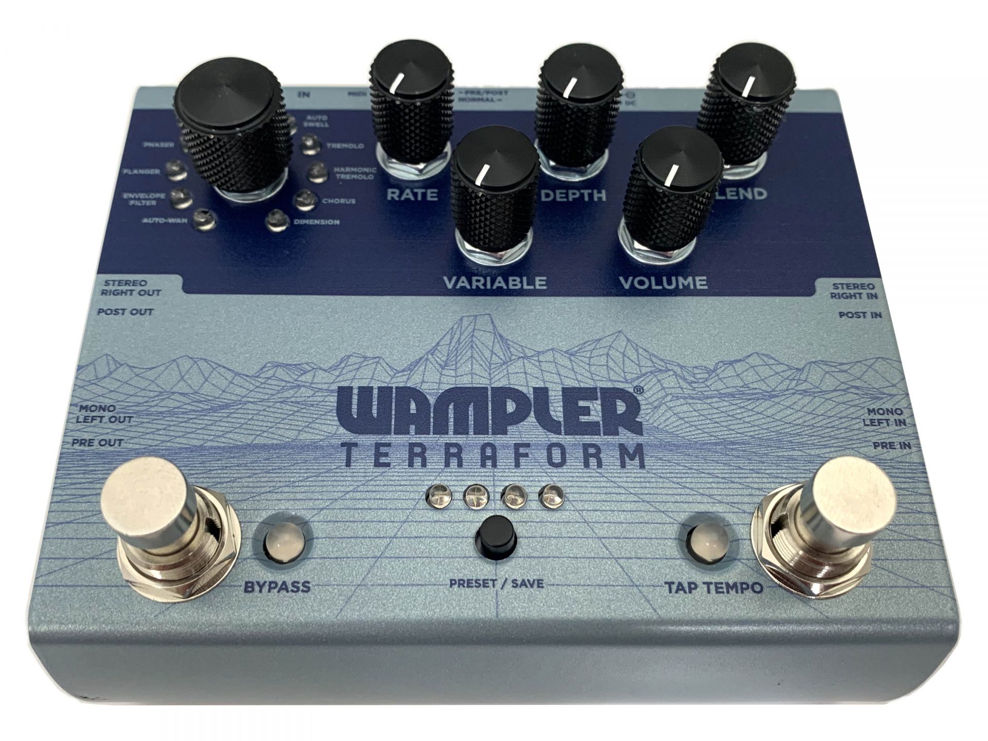 モジュレーションエフェクター】-Wampler Pedals-シンプルな使い心地に