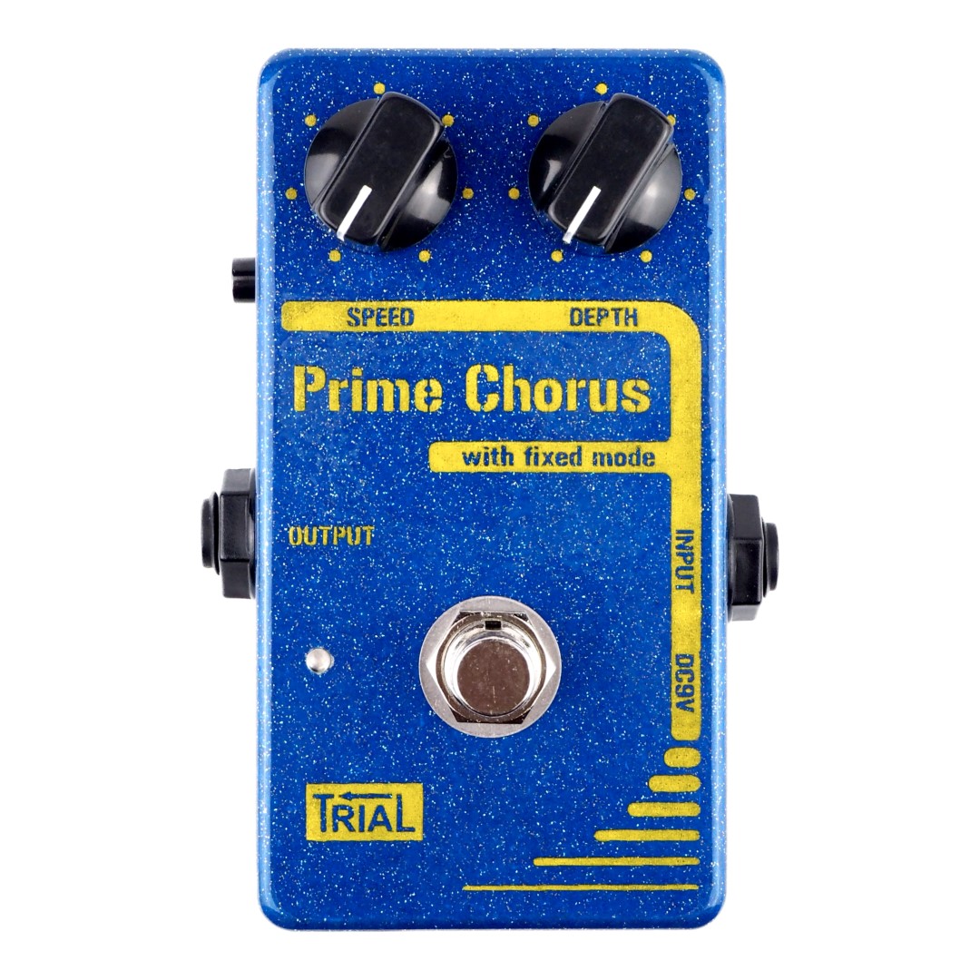 TRIAL Prime Chorus｜フルアナログのハンドメイドコーラスペダルが50台