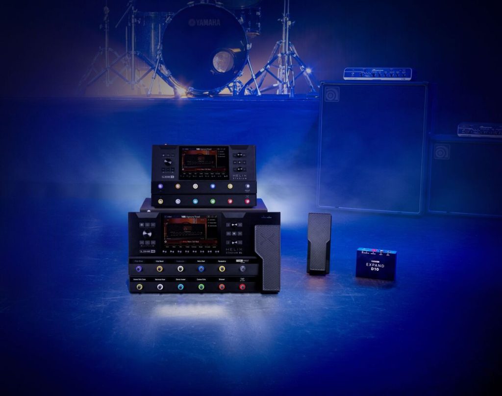 Line 6 Helix Stadiumシリーズ登場｜高解像度タッチスクリーンとDSPで