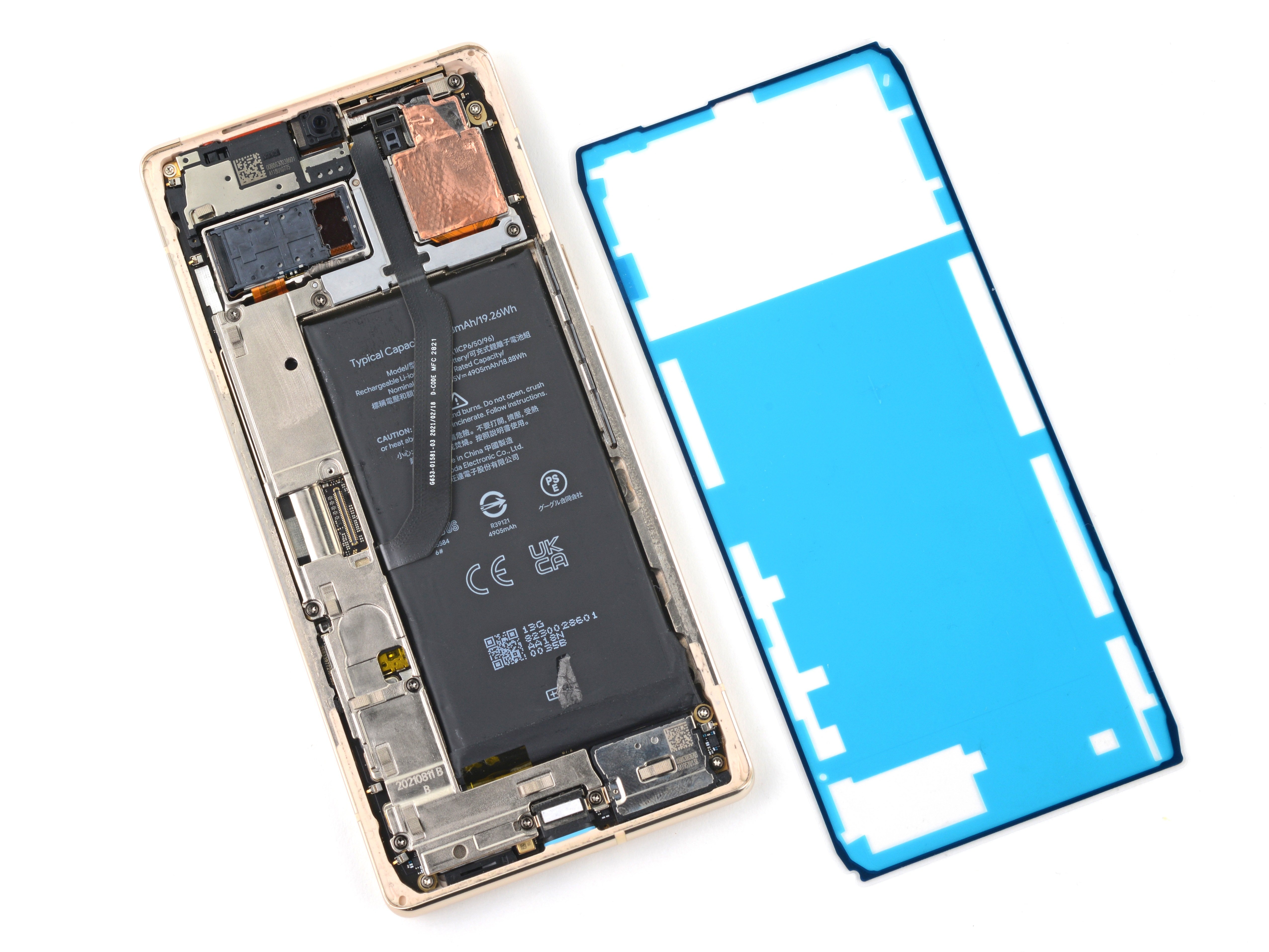 Google Pixel 6 Proの接着剤の交換方法 - iFixit 修理ガイド
