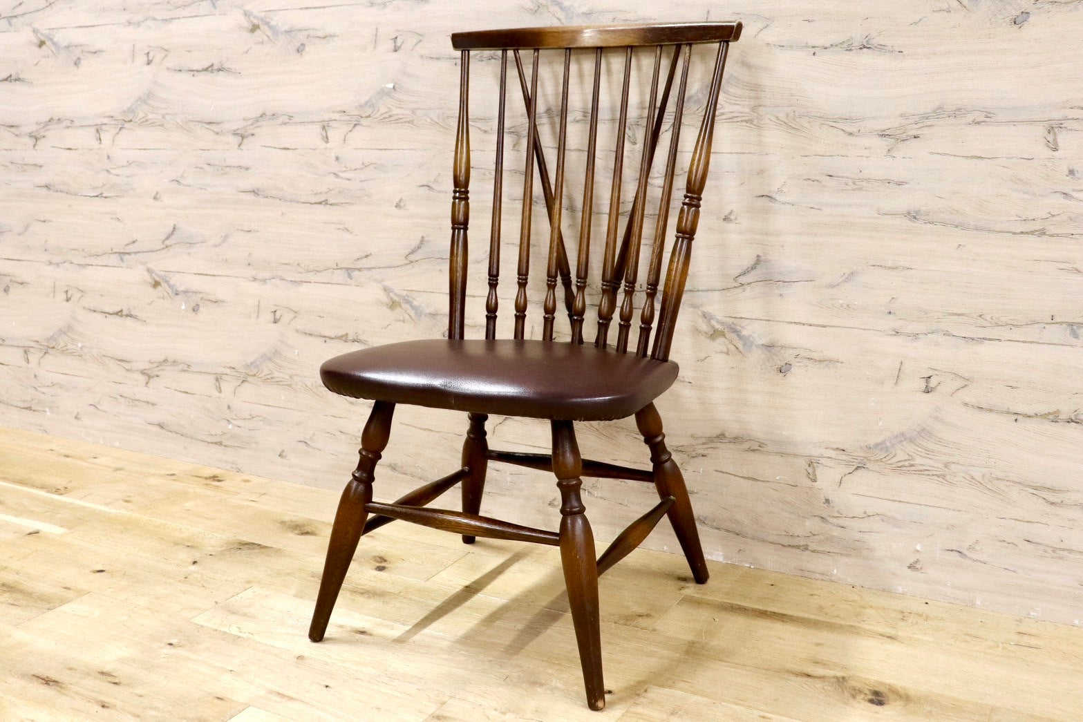 GMHH393C○飛騨産業 / HIDA キツツキ ダイニングチェアウィンザー