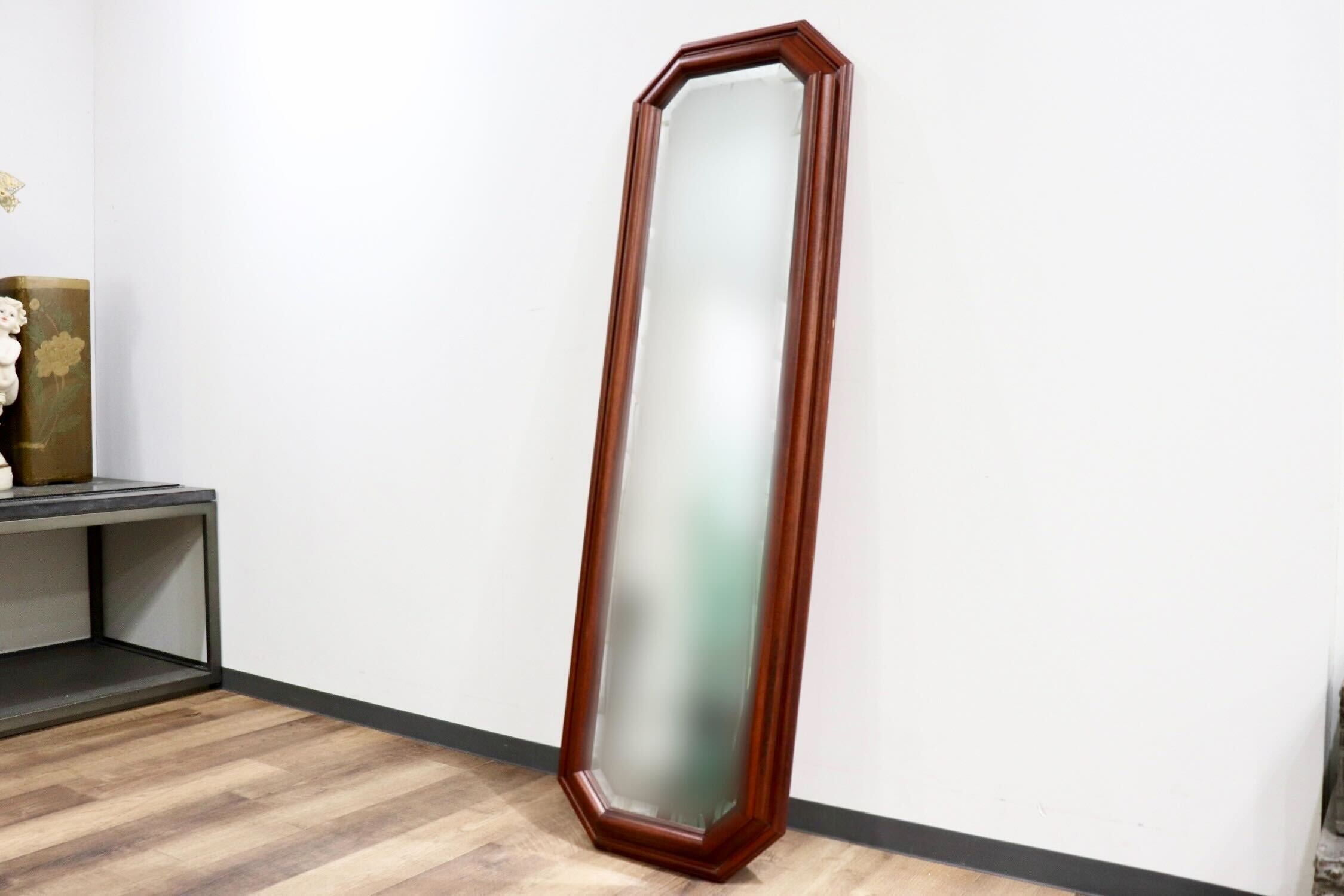 GMHO129○西洋 アンティーク イタリア ウォールミラー 姿見 全身鏡