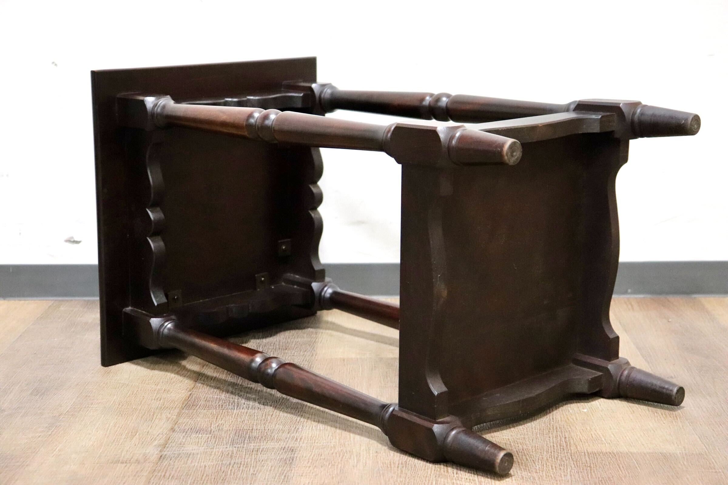 GMHH231○北海道民芸家具 サイドテーブル 花台 飾り台 ナイトテーブル