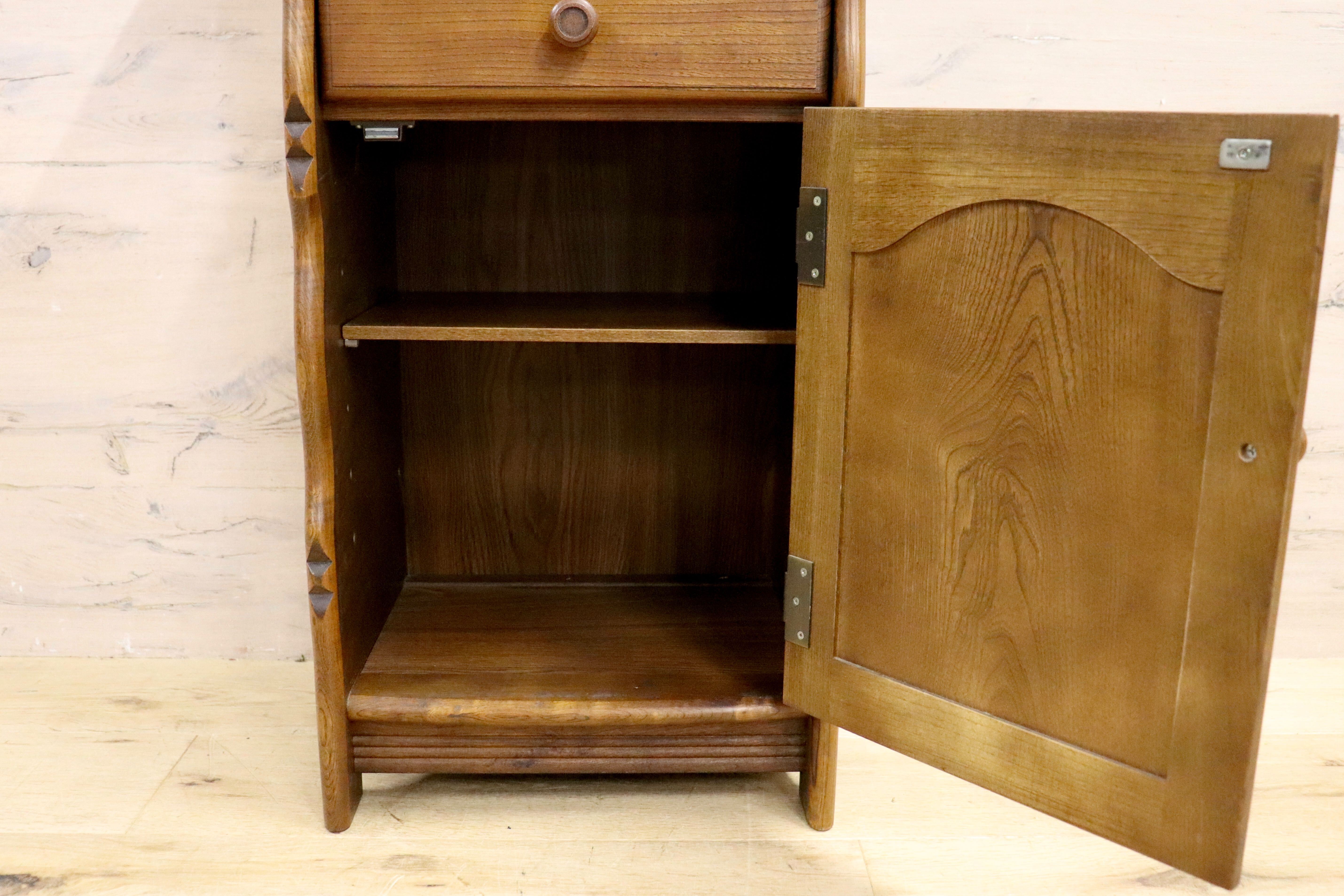 GMHK500○karimoku / カリモク オールドカリモク 電話台 花台 飾り台