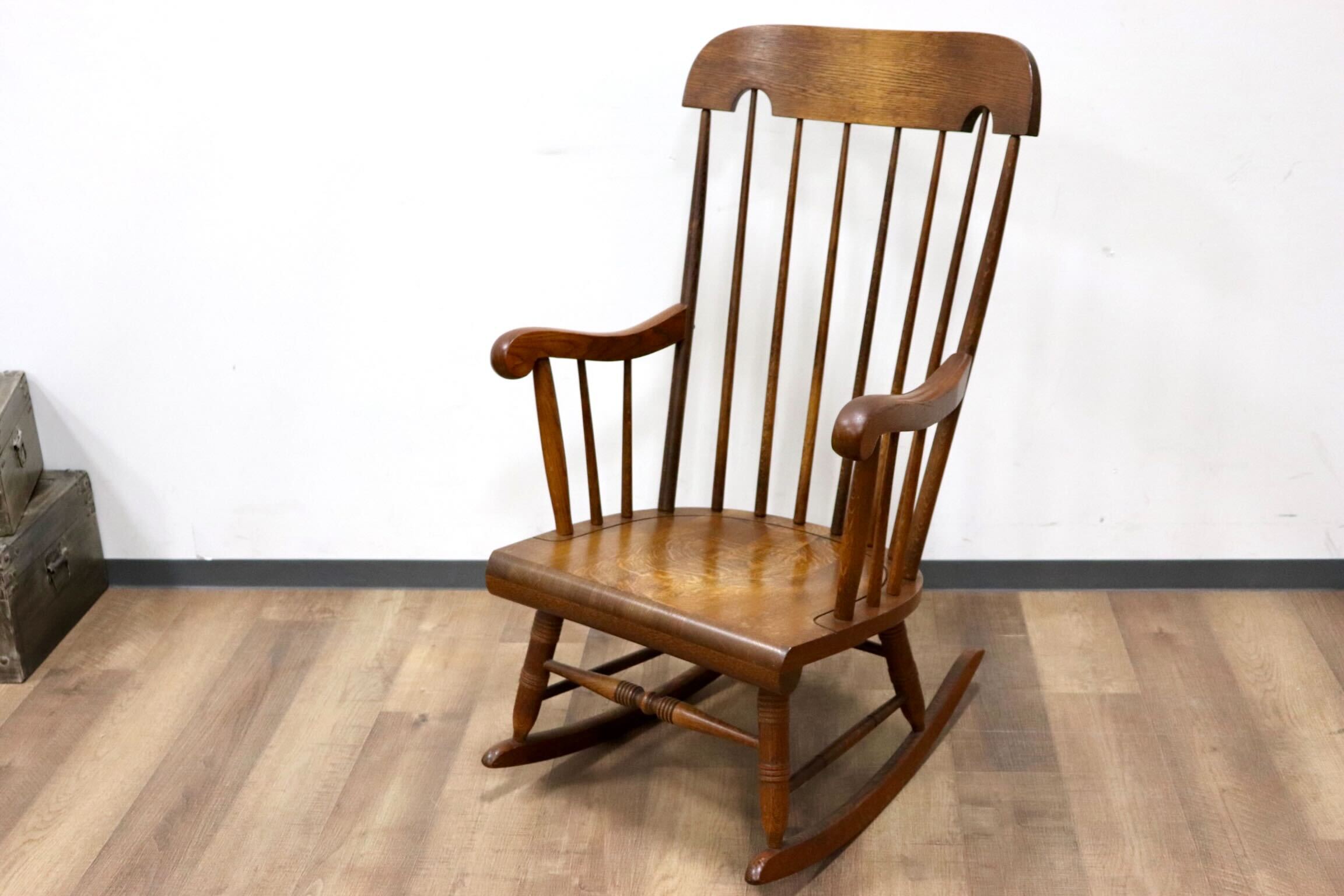 GMGS259○飛騨産業 / HIDA キツツキ ロッキングチェア 揺り椅子 レトロ