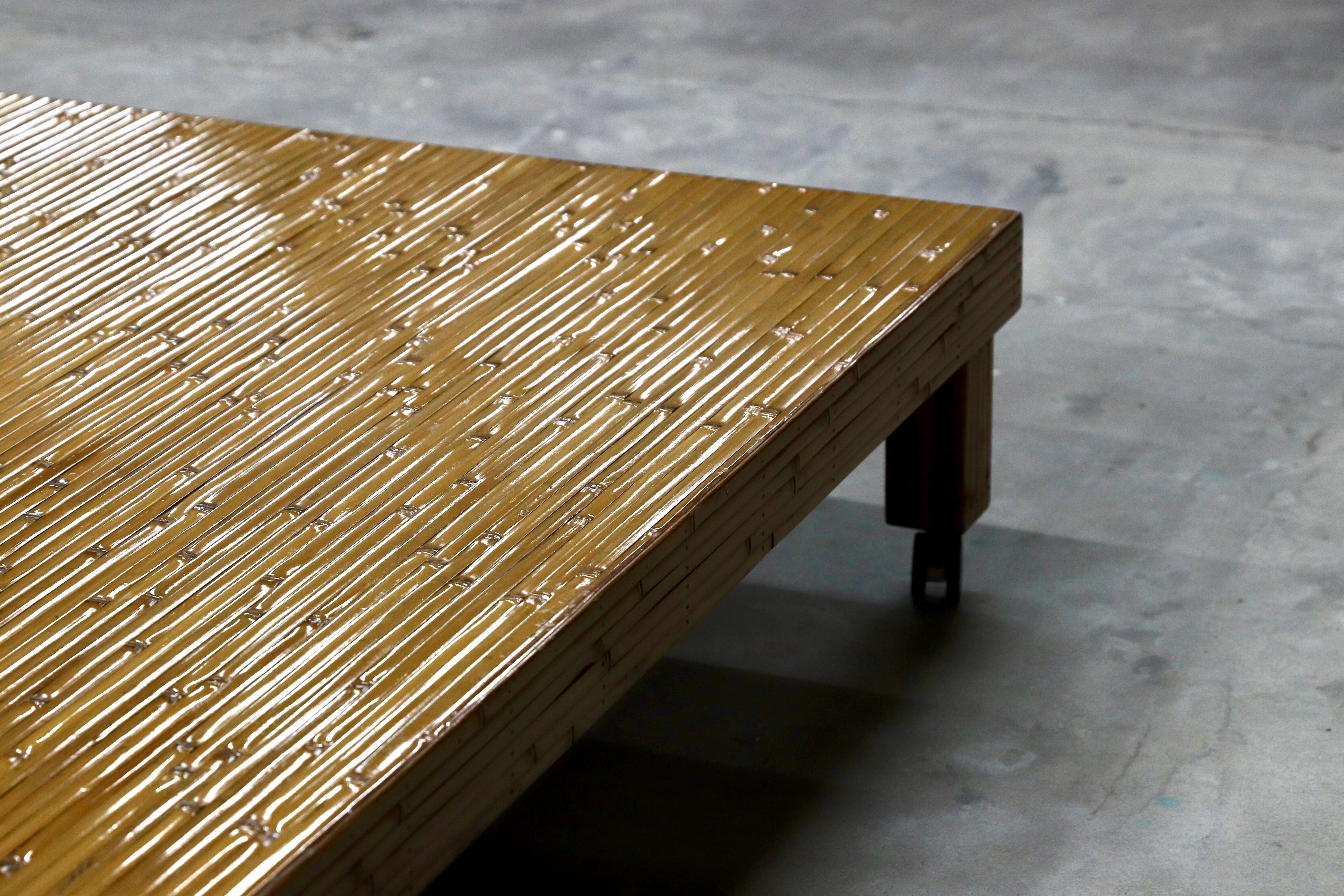 GMIS54○梅里竹芸 ローテーブル センターテーブル リビングテーブル