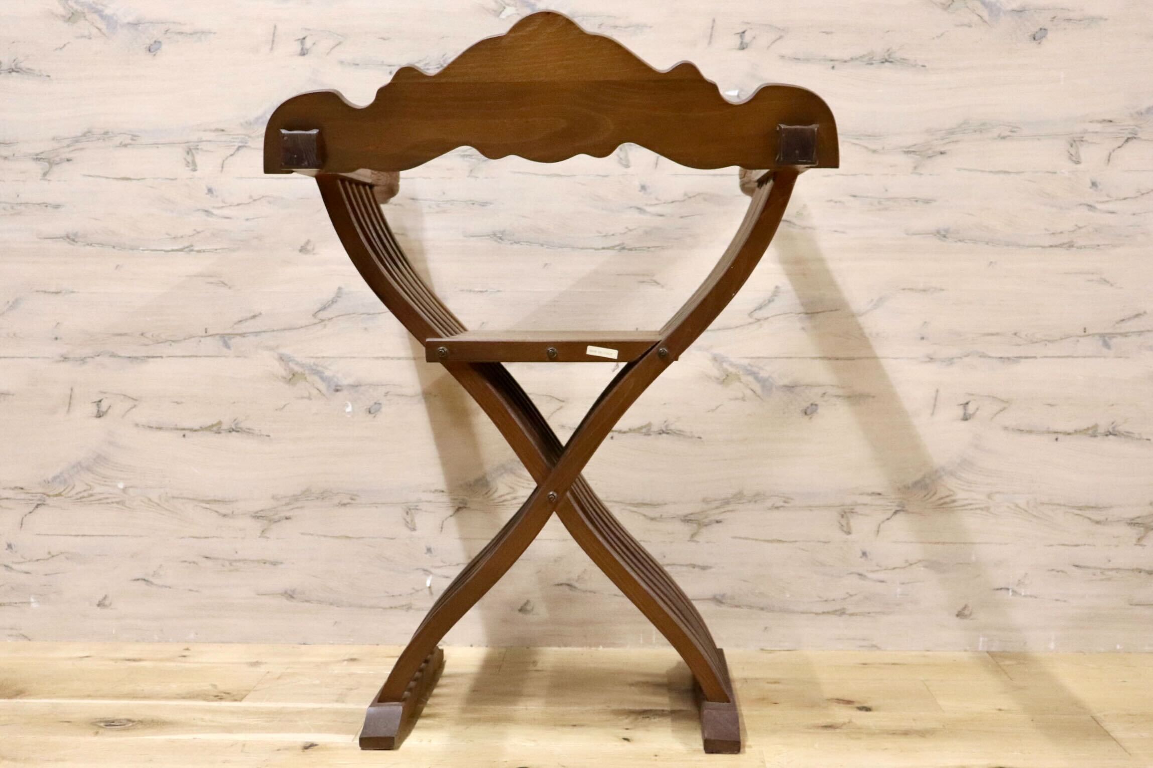 GMHN109○イタリア製 サボナーラ ライオンチェア サヴォナローラ