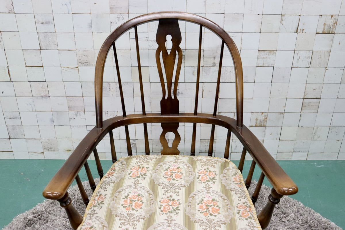 GMFH339○飛騨産業 / HIDA キツツキ アームチェア ラウンジチェア 1人