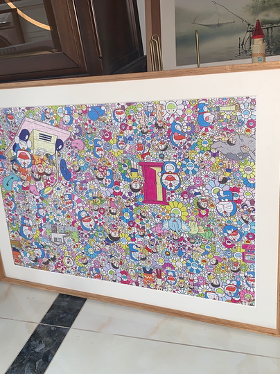 村上隆 1000ピースパズルフレーム - 51x73.5cm